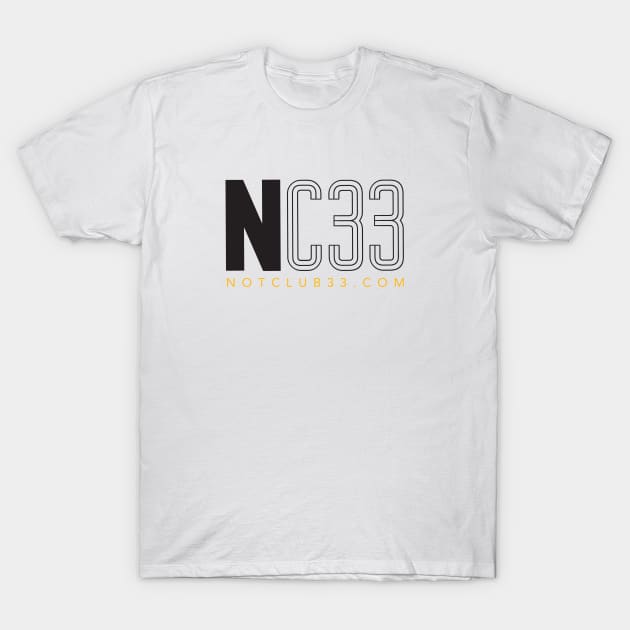 NC33 Dark Logo T-Shirt by notclub33